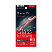 PG-X5CGL18 [Xperia Z5 Compact用 液晶保護ガラス スーパークリア]