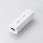 Lightning対応 モバイルバッテリー 2600mAh 1A出力 ホワイト LPA-L01L-2610WH
