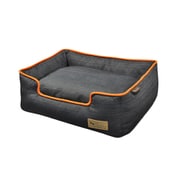 プレイ ラウンジベッド アーバンデニム オレンジ XL [犬猫用ベッド]