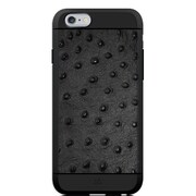 1010MOS02 [Materialized Case Ostrich for iPhone 6/6s Black]