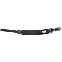 MAT-100WBC [柱上安全帯用ベルト スライドバックル湾曲タイプ 左利き用 黒]