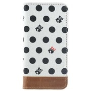 SANDR-10A [フリップケース iPhone 6s/iPhone 6 ドラえもん＆ハローキティ ドット]