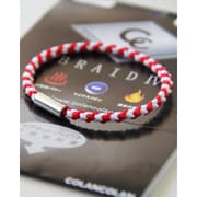 Fita BRAID IV ブレイド4 ブレスレット [Mサイズ 赤・白]