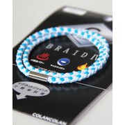 Fita BRAID IV ブレイド4 ネックレス [Sサイズ スカイブルー・白・水]