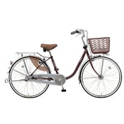 シティサイクル シナモン・JP・ツインロック 24インチ チョコブラウン B-CNJ412T2