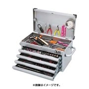 工具セット チェストタイプ プロフェッショナルツールセット EKR-1004&EKW-1005シリーズ 6.3sp. 9.5sp. 12.7sp. 入組点数145点 シルバー SK94516E