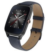 ASUS Zenwatch2 1.63インチ 有機EL AMOLED/サイズ 約49mm/ガンメタル&ダークブルー 本皮/Android Wear/Snapdragon 400/512MB RAM/4GB ROM/320×320ドット/BT4.1 WI501Q-BL04