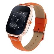 ASUS Zenwatch2 1.45インチ 有機EL AMOLED/サイズ 約45mm/ローズゴールド&オレンジ 本皮/Android Wear/Snapdragon 400/512MB RAM/4GB ROM/280×280ドット/BT4.1 WI502Q-OR04