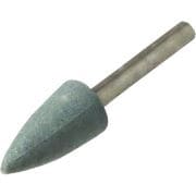 ♯120 GC16S [軸付砥石 GC 緑 トンガリ型 6mm軸]