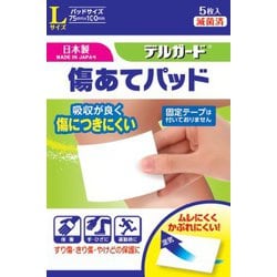 阿蘇製薬 デルガード 傷あてパッド Lサイズ 5枚入