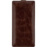CBR-SYXZ5GTAAEACB [Premium Leather Case for Xperia Z5 Flip 濃茶]