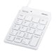 スリムテンキーボード Tabキー付き ホワイト BSTK11WH