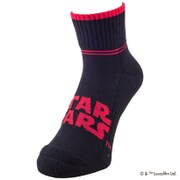 32JX5W1096 [STAR WARS 限定ソックス メンズ ブラック×レッド 25-27cm]