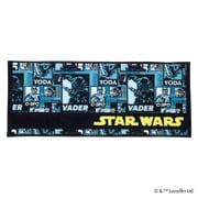 32JY5W1092 [STAR WARS 限定フェイスタオル ブラック×イエロー]
