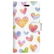 FW6B-5879 [iPhone 6s/6用 ブックケース Drawing Heart]