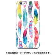 FW6H-5233 [iPhone 6s/6用 ハードケース Multicolor feathers]