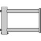 UHFアンテナ1台設置用サイドベース SB22S