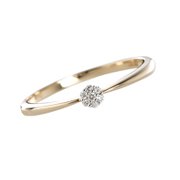 ダイヤモンドリング K10YG D0.02ct 0001905253