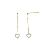 ダイヤモンドピアス K10YG D0.06ct 0001903943
