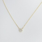 ダイヤモンドネックレス K10YG D0.04ct 0001903213