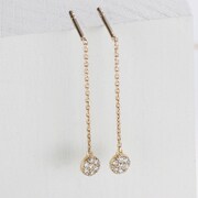 ダイヤモンドピアス K10YG D0.06ct 0001903583