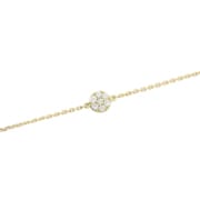 ダイヤモンドブレスレット K10YG D0.04ct 0001903303
