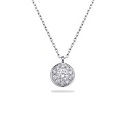 ダイヤモンドネックレス Pt D0.17ct 0001901453