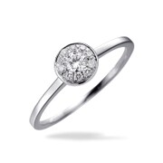 リング ダイヤモンドリング D0.17ct Pt 0001901633
