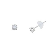 ダイヤモンドピアス K18WG D0.16ct 0001901183
