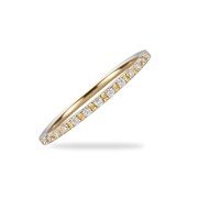 リング ダイヤモンドリング D0.10ct K18YG 0001749983