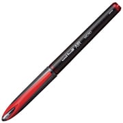 水性ボールペン uni-ball AIR(ユニボール エア) 0.5mm キャップ式 インク色:赤 本体色:赤 UBA-201-05