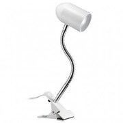6W電球色LEDフレキシブルクリップライト ホワイト CFLE06L06WH