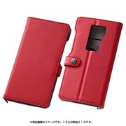 Huawei Mate S シンプルブックレザーケース/レッド RT-HWMSLBC6/R
