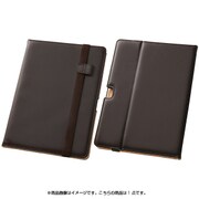 dtab d-01H ブックレザーケース 合皮 ダークブラウン RT-TDH1LC1/DK