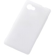 AQUOS Compact SH-02H/Disney Mobile DM-01H/AQUOS Xx2 mini用 シリコンケース ホワイト/半透明 RT-AQH2C1/W