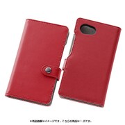 AQUOS Compact SH-02H/Disney Mobile DM-01H/AQUOS Xx2 mini用 シンプルブックレザーケース 合皮 レッド RT-AQH2LBC6/R