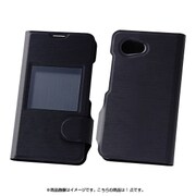 RT-AQH2SLC1/B [AQUOS Compact SH-02H/Disney Mobile DM-01H/AQUOS Xx2 mini用 スリムレザーケース 合皮 ブラック]