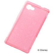 AQUOS Compact SH-02H/Disney Mobile DM-01H/AQUOS Xx2 mini用 ディズニー・キラキラソフトケース ミッキーフェイス/ピンク RT-DAQH2A/MFP