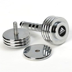 [良品]adidas アディダス クロームダンベルセット 5kg 2個 ヨドバシ.com - アディダス adidas ADWT-10026 [クローム