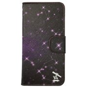 GP-CO-N2-1023 [手帳型 iPhone 6s/6用ケース 宇宙 紫]