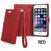 VT-69301-RD [クロコダイル Diary for iPhone 6/6s レッド]