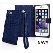 VT-69302-NV [クロコダイル Diary for iPhone 6/6s ネイビー]