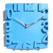 壁掛け時計 3Dアートクロック a-04 blue