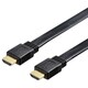 HIGH SPEED HDMIケーブル イーサネット対応 フラットモデル Ver1.4準拠 1.0m ブラック BSHD2F10BK