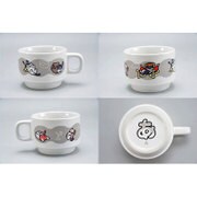 ねこあつめ スタッキングマグ 「あ」 [270ml]