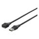 どっちもUSB2.0延長ケーブル 3m ブラック BSUAADU230BKA