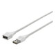 どっちもUSB2.0延長ケーブル 3m ホワイト BSUAADU230WHA