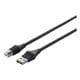 どっちもUSB2.0ケーブル A to B 2m ブラック BSUABDU220BKA