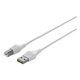 どっちもUSB2.0ケーブル A to B 2m ホワイト BSUABDU220WHA