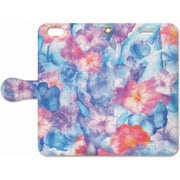 OSY-BKI6-468 [iPhone 6s用 FOLIO Watercolor flower2]